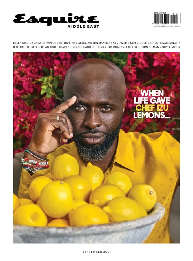 Esquire Middle East cover, photographed by Adam Browning-Hill